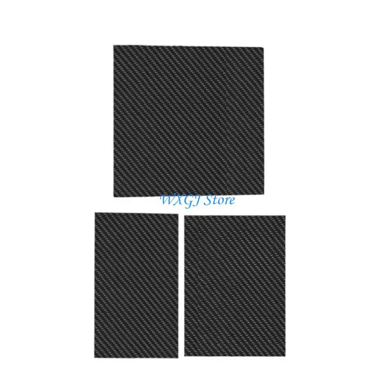 

37JE Panel Trim Cover Stickers for Auto Center Console Carbon Fiber Decal