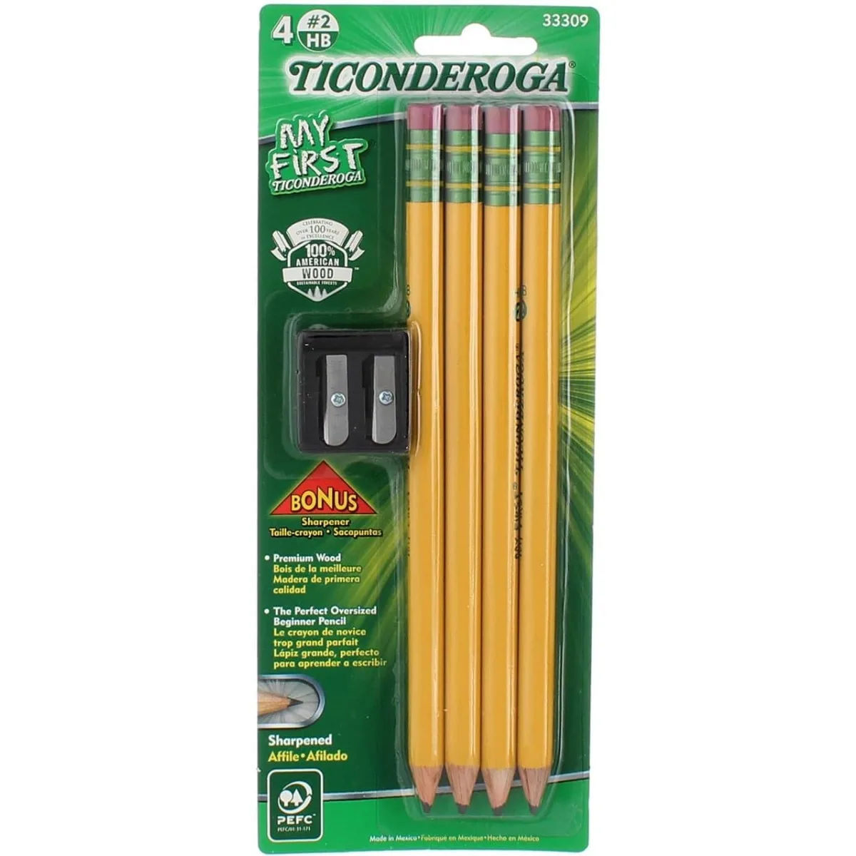 

My First Ticonderoga Primary Pencil and Bonus Sharpener-