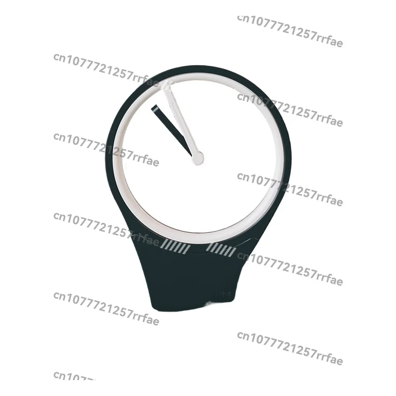 

No Dial Fashion Simple Atmosphere Black Technology Desktop Office Clock Ornament