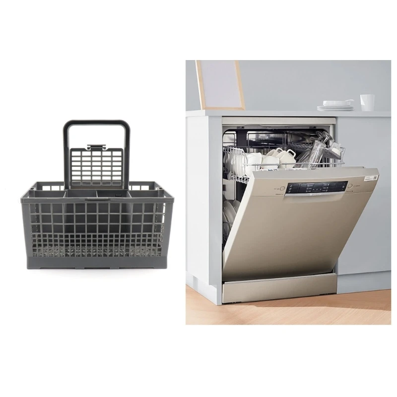 Корзина для столовых приборов в посудомоечной машине Универсальная корзина (9,5 x 5,4 x 4,8 дюйма) Универсальная корзина Прямая