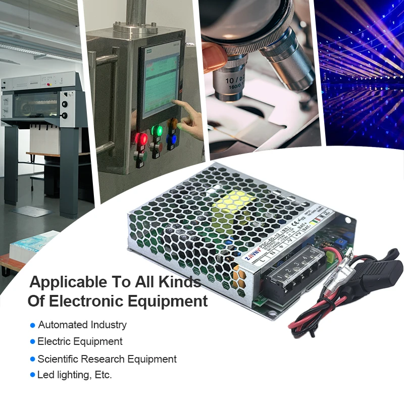 60W UPS Uninterruptible power supply smps Switching Power Supply AC to DC 13.8V 1A 27.6V 0.7A for Charge PSC-60-12 PSC-60-24