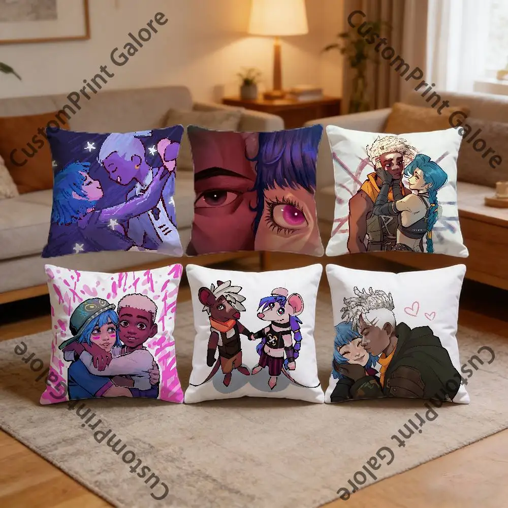 

E-Ekko P-Powder Timebomb HD Print Square Pillow Cover Polyester Lightweight Customizable for Home Office Sofa Decor