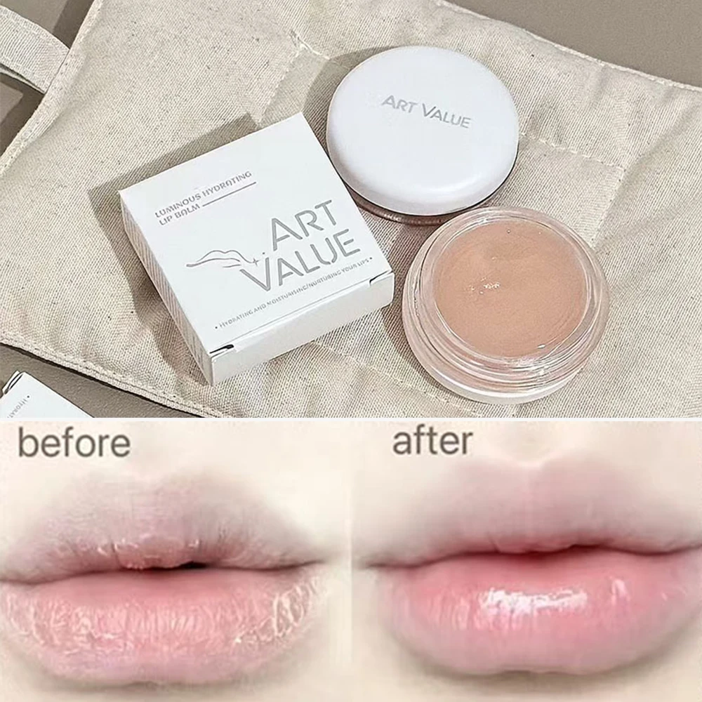 Bálsamo labial hidratante, Base de lápiz labial incoloro e inodoro, hidratación profunda, brillo de labios Natural antigrietas, maquillaje para el cuidado de los labios