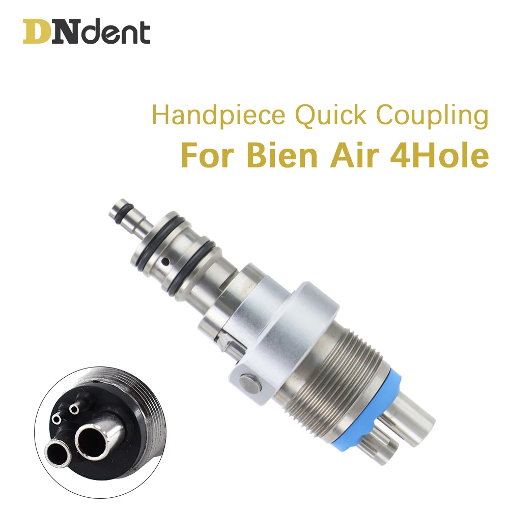 

Стоматологический быстроразъемный соединитель с 4 отверстиями, соединительный адаптер для высокоскоростного наконечника Bien Air, запасные части для стоматологии