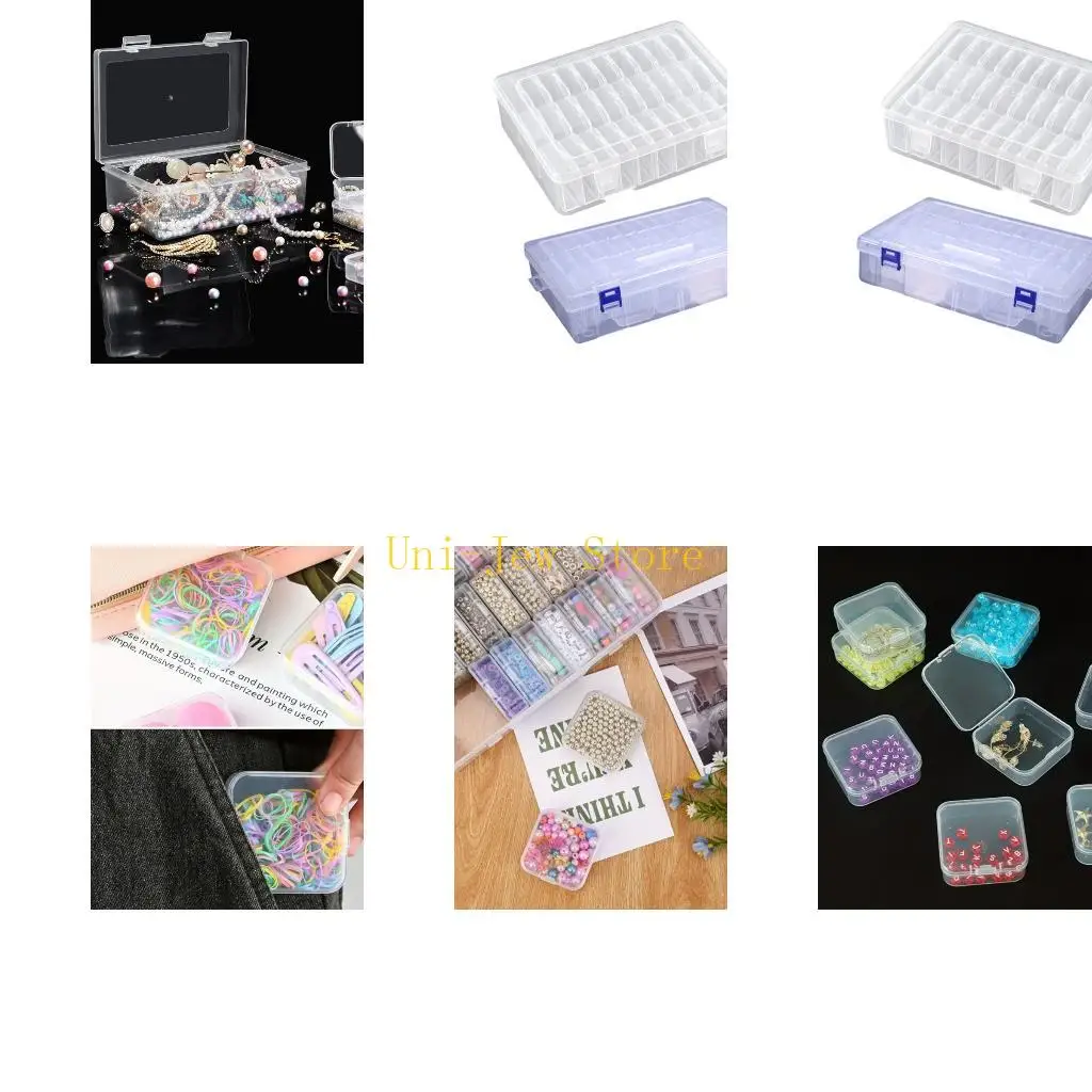 

40 ГБ с множественным отделением пластиковых бусин Организаторы корпусные украшения для хранения 30 45