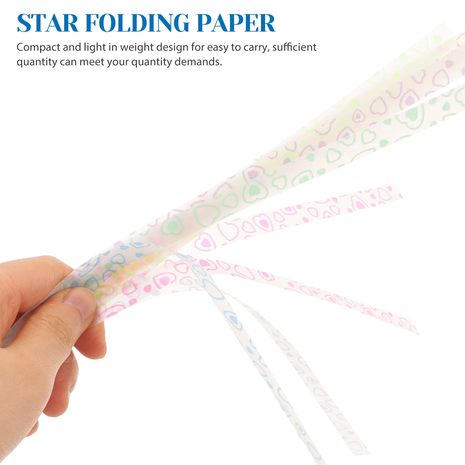 

210 Pcs Origami Star Stars Paper Strips Making Papers Package Square Luminous Folding Lucky