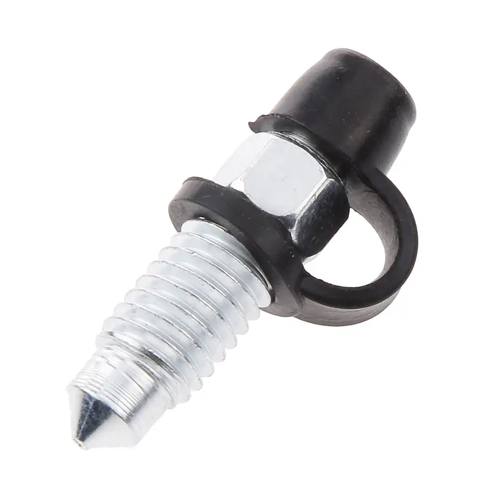 6 tornillos de purga de freno con cubierta antipolvo, válvula de purga de cilindro de rueda, tornillo de purga de pinza con tapa de goma de 5/16-24 x 1.01 pulgadas de 6 tornillos de purga de freno con cubierta antipolvo, válvula de purga de cilindro de rueda, tornillo de purga de pinza con tapa de goma de 5/16-24 x 1.01 pulgadas de