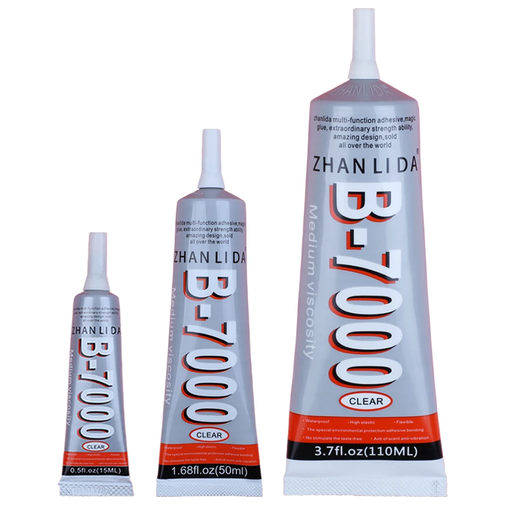 Transparent Rhinestone Jewelry Glue Phone Repair Crystal Bead Precision Contact Adhesive Textile Fabric Clothes Craft Gel Cement