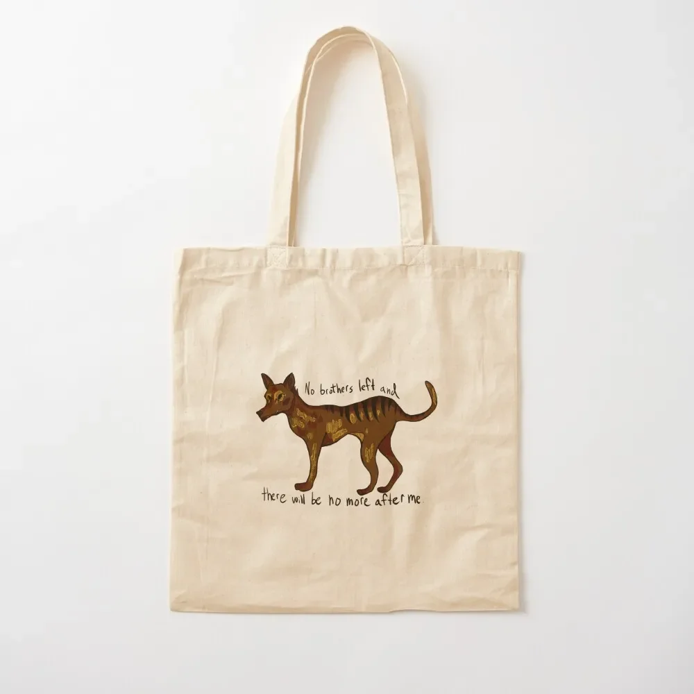 

Ode to the Thylacine Tote Bag sac pour femme tote bags aesthetic eco pack Woman shopper bag Tote Bag