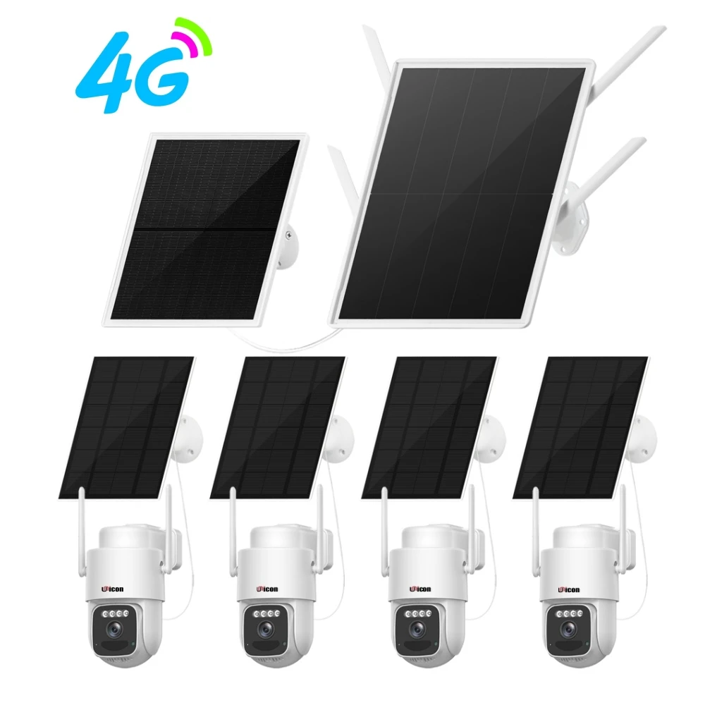200M منطقة التغطية التمويه الأمن في الهواء الطلق اللاسلكية 4MP واي فاي كاميرا متحركة 4CH الشمسية 4G نظام NVR #4