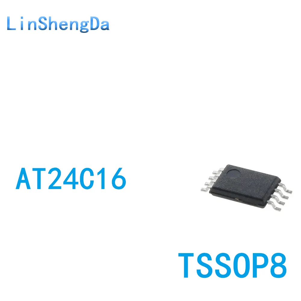 

10PCS AT24C16 AT24C16C-XHM-T 16CM 16CMY patch TSSOP8 ultra-thin