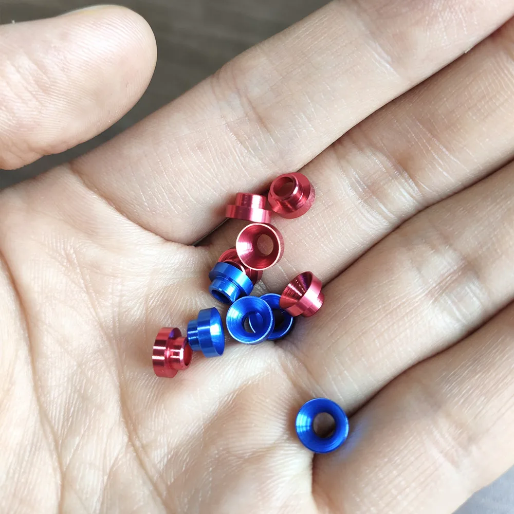 16 stücke M3 Servo Unterlegscheibe Spacer Dichtung Set Für RC Auto Boot Steerig Getriebe FUTABA SANWA VP-PRO HITEC SAVOX – Detail 5