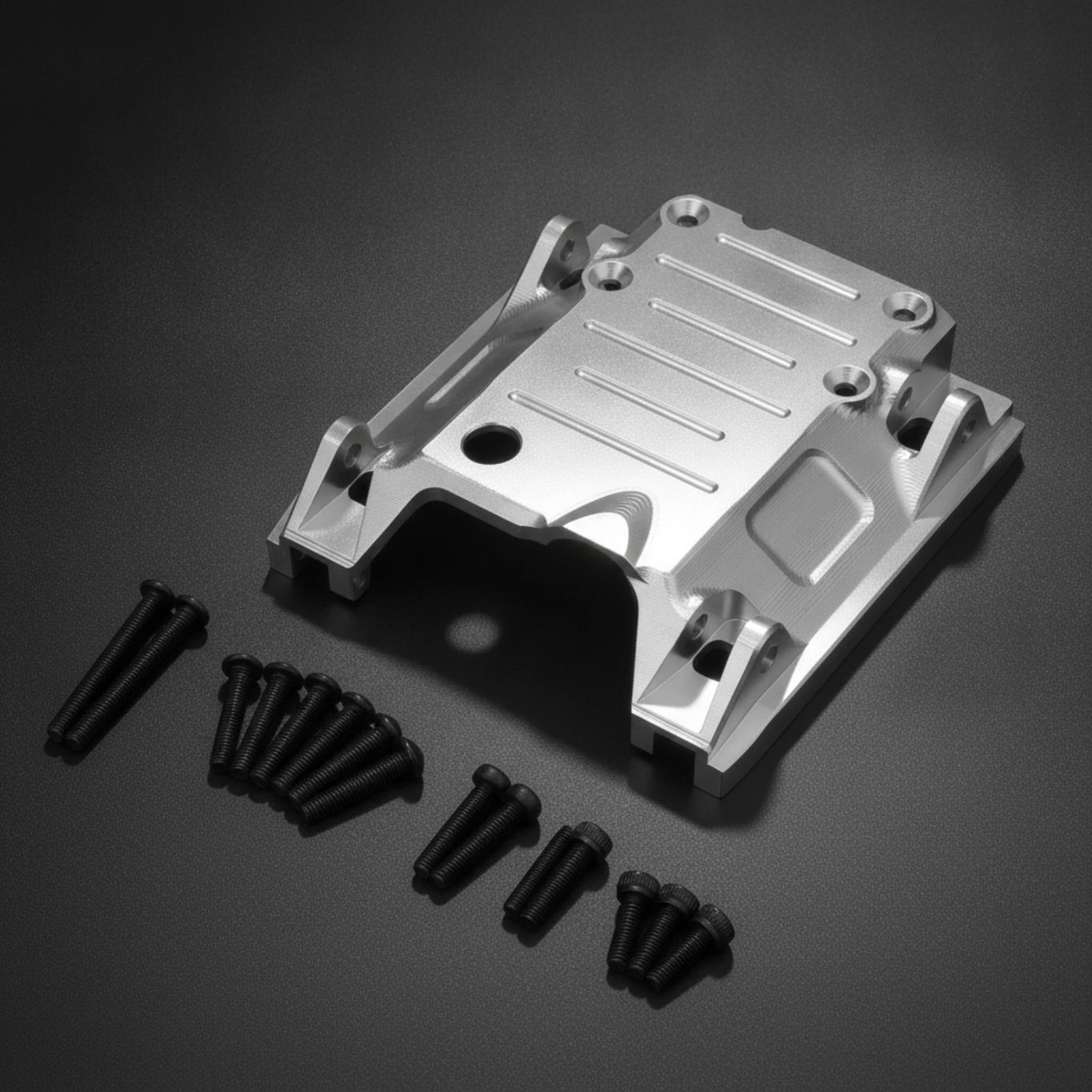 RC Car Gearbox Plate Exact Fit Gearbox Mount with Screws Part Anodized Hardware Lightweight