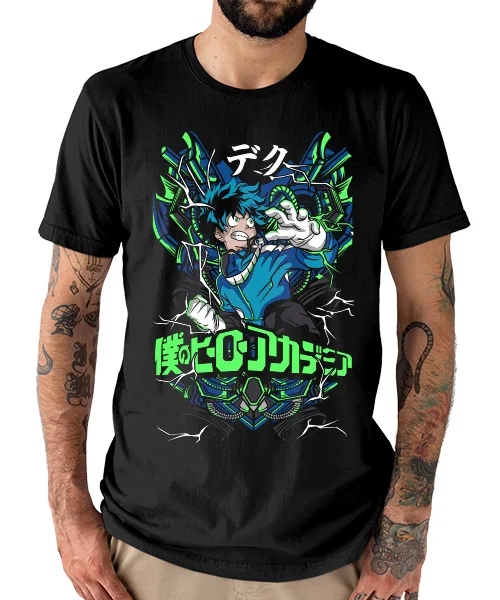 T-shirt for Anime HERO: Deku