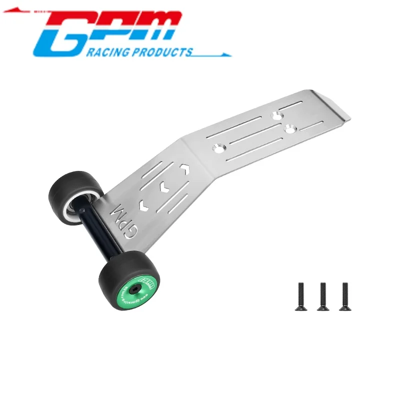 GPM XRTM040R STAINLESS STEEL BEARING WHEELIE BAR FOR TRAXXAS MINI XRT / MINI MAXX RC Upgrade