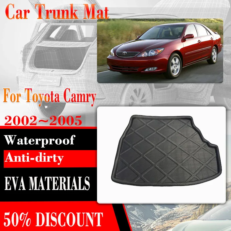 

For Toyota Camry Altis XV30 2002 2003 2004 2005 2006 Car Trunk Storage Pads EVA Boot Liner Mat Carpets Auto Accessories Interior