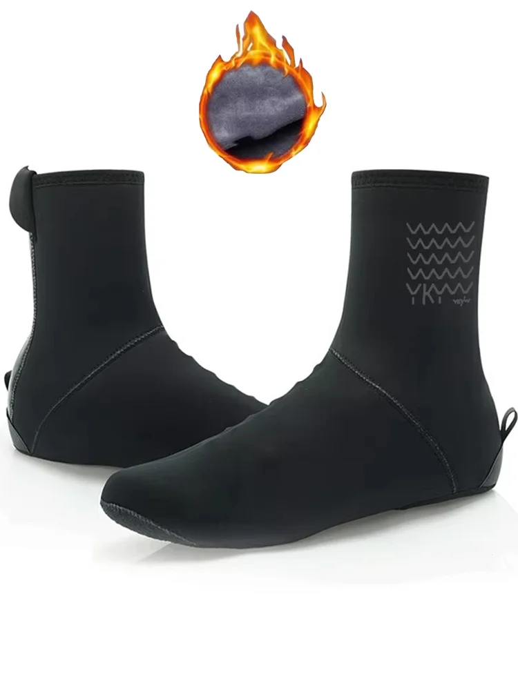 AliExpress YKYWBIKE Ykywbike Winter Cycling Shoes Cover Thermal Fleece MTB Bike Overshoes Waterproof Windproof Bicycle Shoe Cover Cycling YAS320