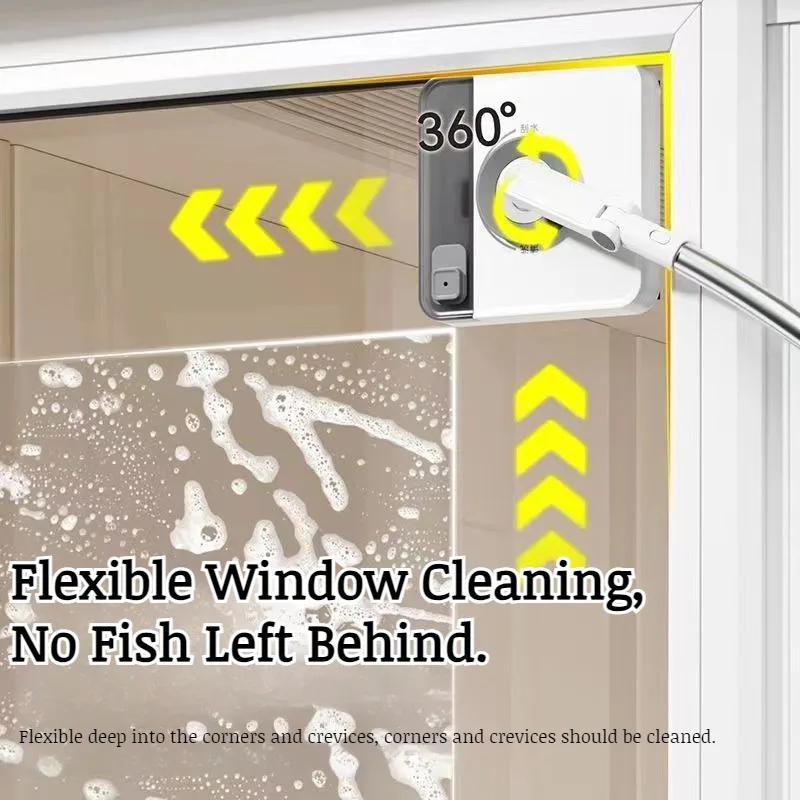 Window Cleaning Tools Household Double Side Eraser windows Cleaner Highrise Window special Wiper Brush Aerial Work Glass Scrub