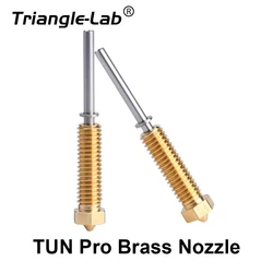Trianglelab TUN Pro Brass Nozzle All-in-one TUN Volcano nozzle For CHC Pro Kit Volcano Heat block  TD6 TD6S Hotend 3D Printer