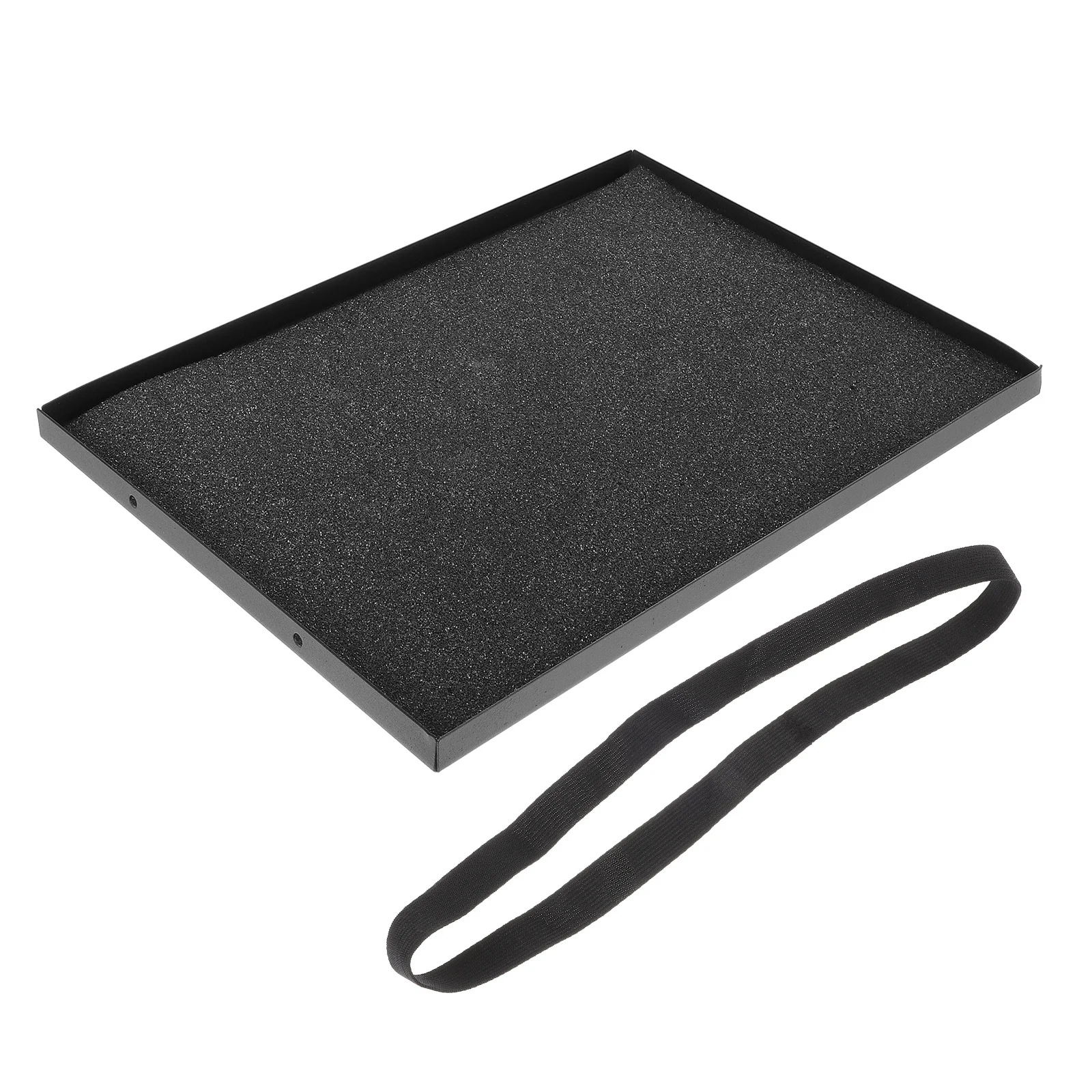 Staffa per proiettore Vassoio per laptop Supporto per mensola Supporto per notebook Piattaforma Costruzione in acciaio Cuscinetti antiscivolo Cinghie di fissaggio