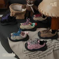 Chaussures de sport d'extérieur pour enfants, pour bébés apprenant à marcher, printemps-automne, Baotou, garçons et filles, semelles souples, cuir véritable, confortables 3