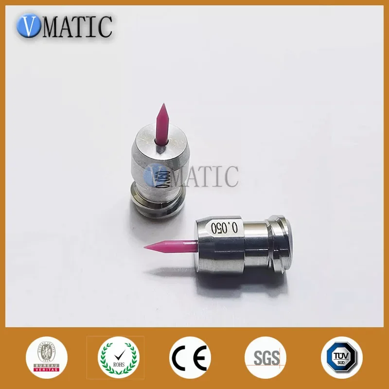 Free Shipping Ruby High-Precision Dispensing Needle Tip Inner 0.05 mm & Outer 0.1 mm