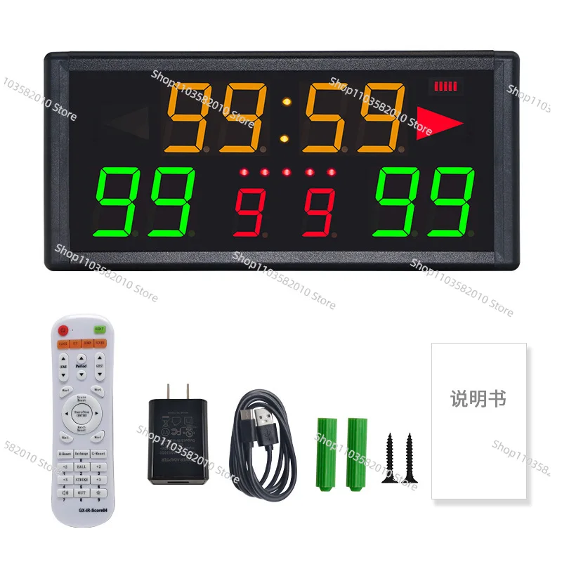 Basketball Match Scoreboard, Daily Training Ball Category Scoring Mode, LED Scoreboard