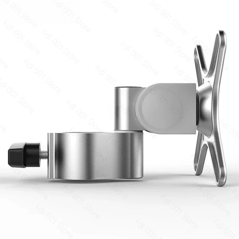 Adjustable Rotating Metal Sleeve Hanger, DIY Accessory Fit for 38mm Round Tube Monitor Stand