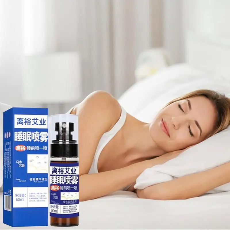 Sleep Linen Spray 60ml Relaxing Spray For Bed Time With Natural Ingredient Sleep Aid Natural For Office Bedroom Bathroom Living