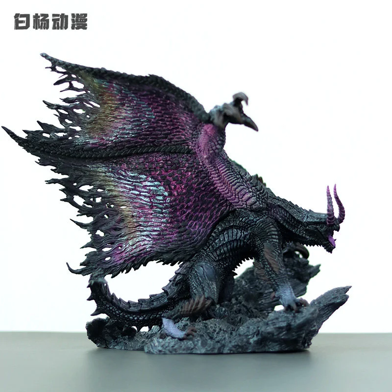 Spot Monster Hunter Resonance Series Black Eclipse Dragon Figure Model Tide Play Ornament Boys Gift Boxed for Boys
