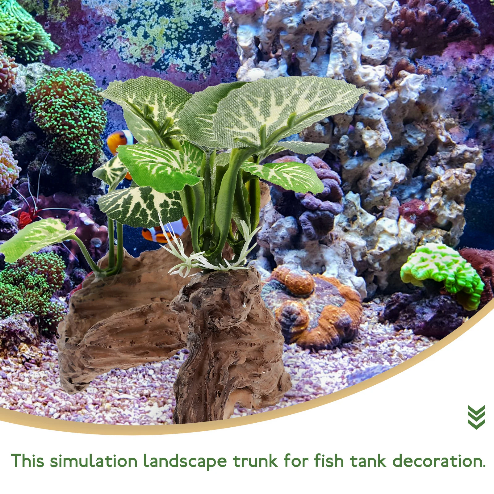 

Aquarium Trunk Simulation For Fish Tank Landscape Large Tall Fake Fish Tank Trunk Fake Plant Aquatic Accessories Decorations