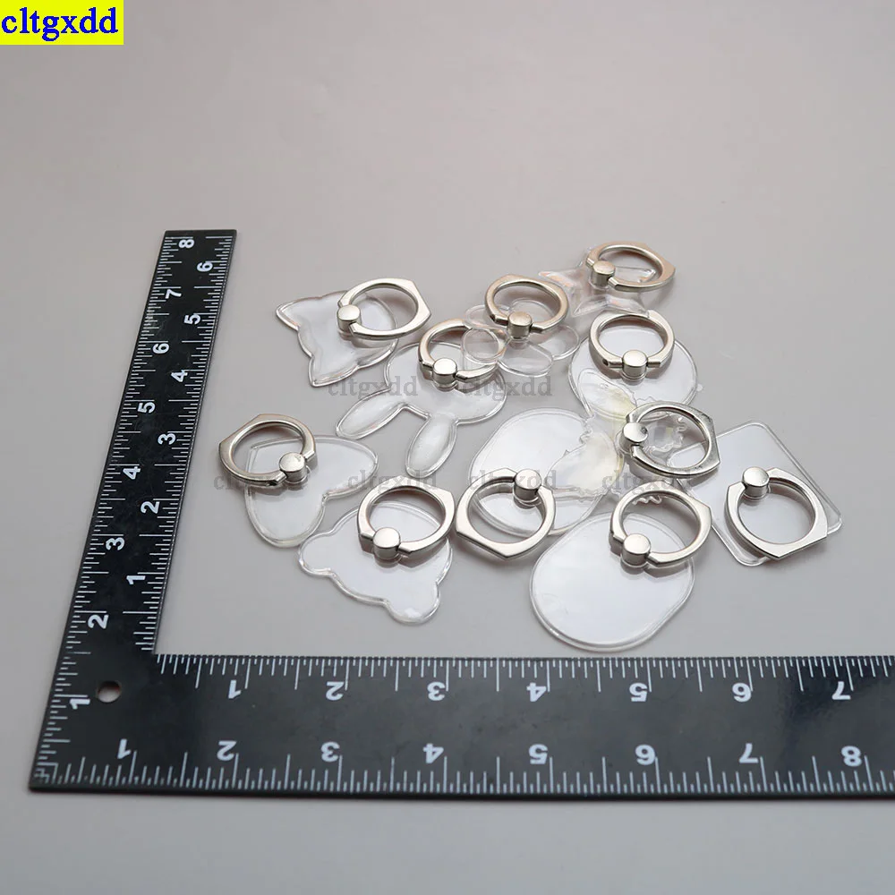 Cltgxdd 1piece Transparent Ring Phone Holder FOR iPhone XS Huawei Samsung Smartphone Ring Holder Car Holder Universal