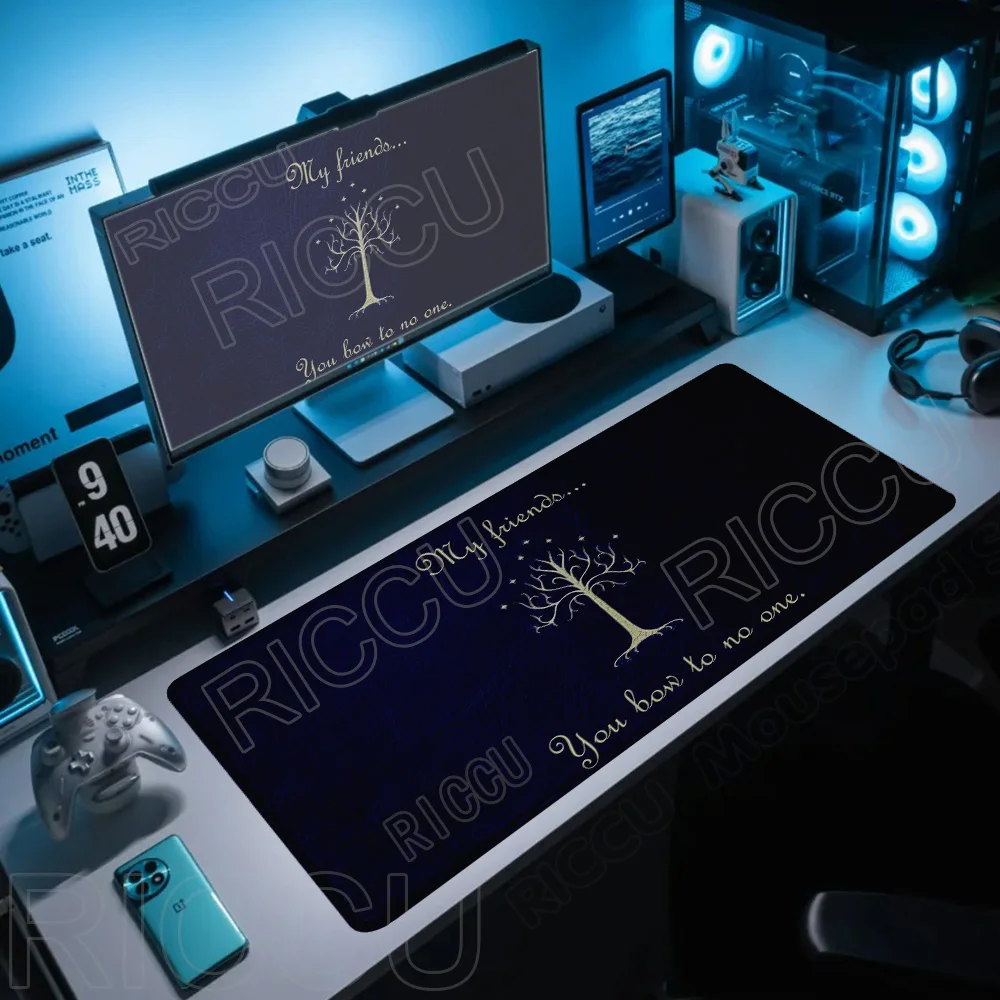 HD XXL マウスパッド 400x900mm ロード・オブ・ザ・リング マウスパッド ゲーマー コンピューター拡張デスクマット PC アクセサリー キーボード ゲーミングマット