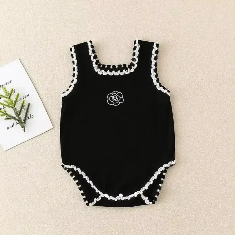 Summer Newborn Baby Girl Clothes Cute Flower Suspenders Rompers Toddler Girls Kawaii Jumpsuit Baby Onesie Bodysuit 0-3y