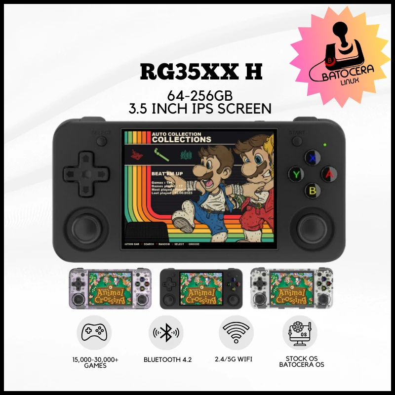 Anbernic RG35XX H Retro Gaming Handheld Gaming Console with PSP NDS DreamCast | GameCove