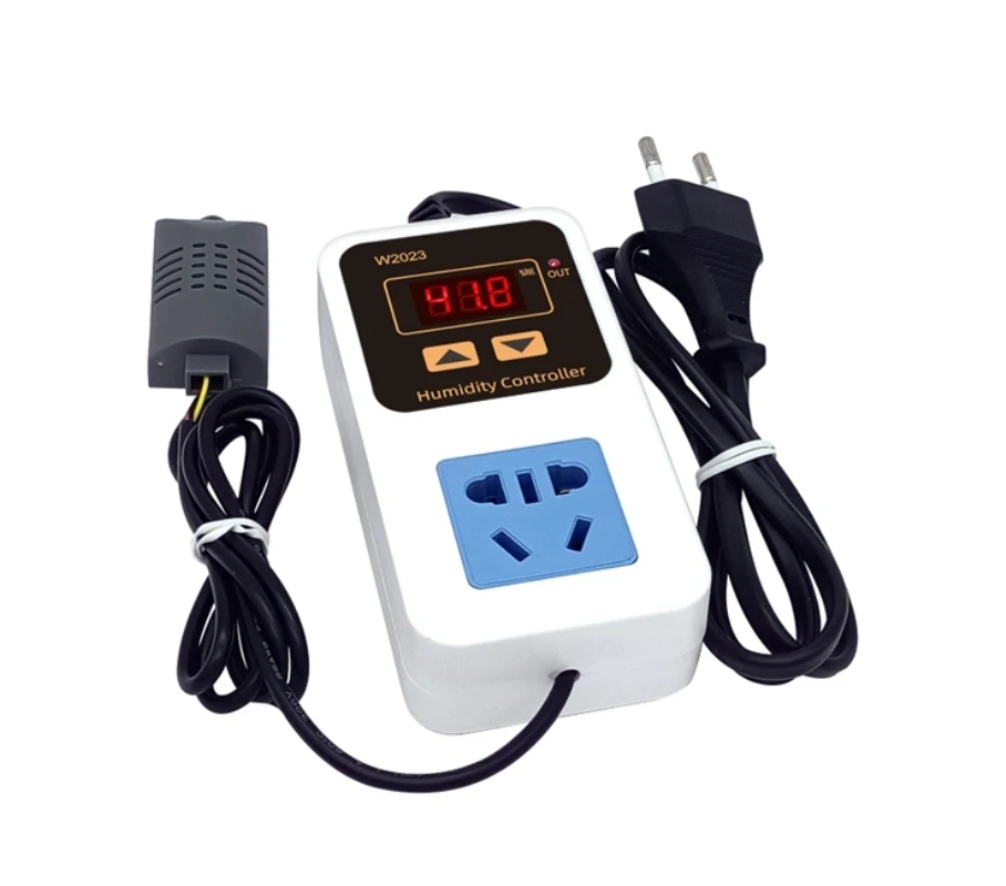 Display Digital Controlador de Umidade Umidificador Humidificador Humidificação e Desumidificação Inteligente Tomada Controle Umidade W2023
