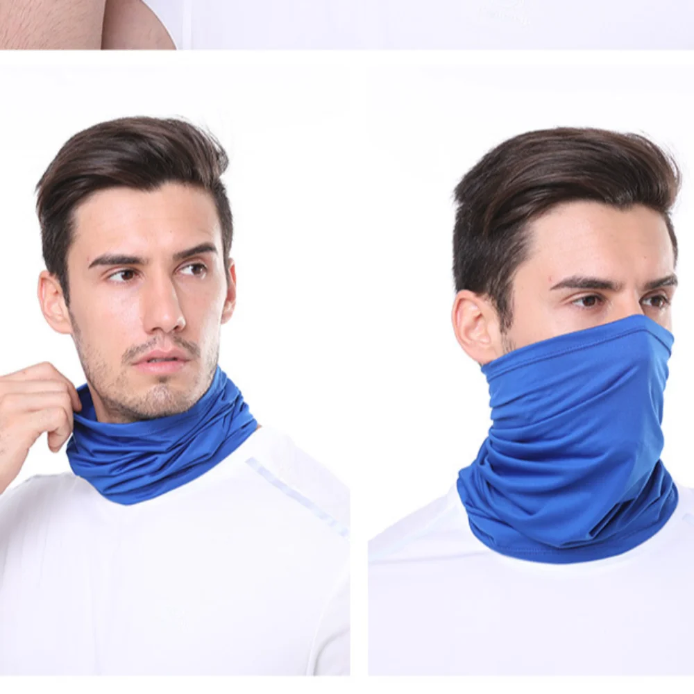 Anti-UV Mask Riding Mask Printed Scarf Neck Sun Protection Climbing Hiking Scarf Multicolors Motorcycle Turban