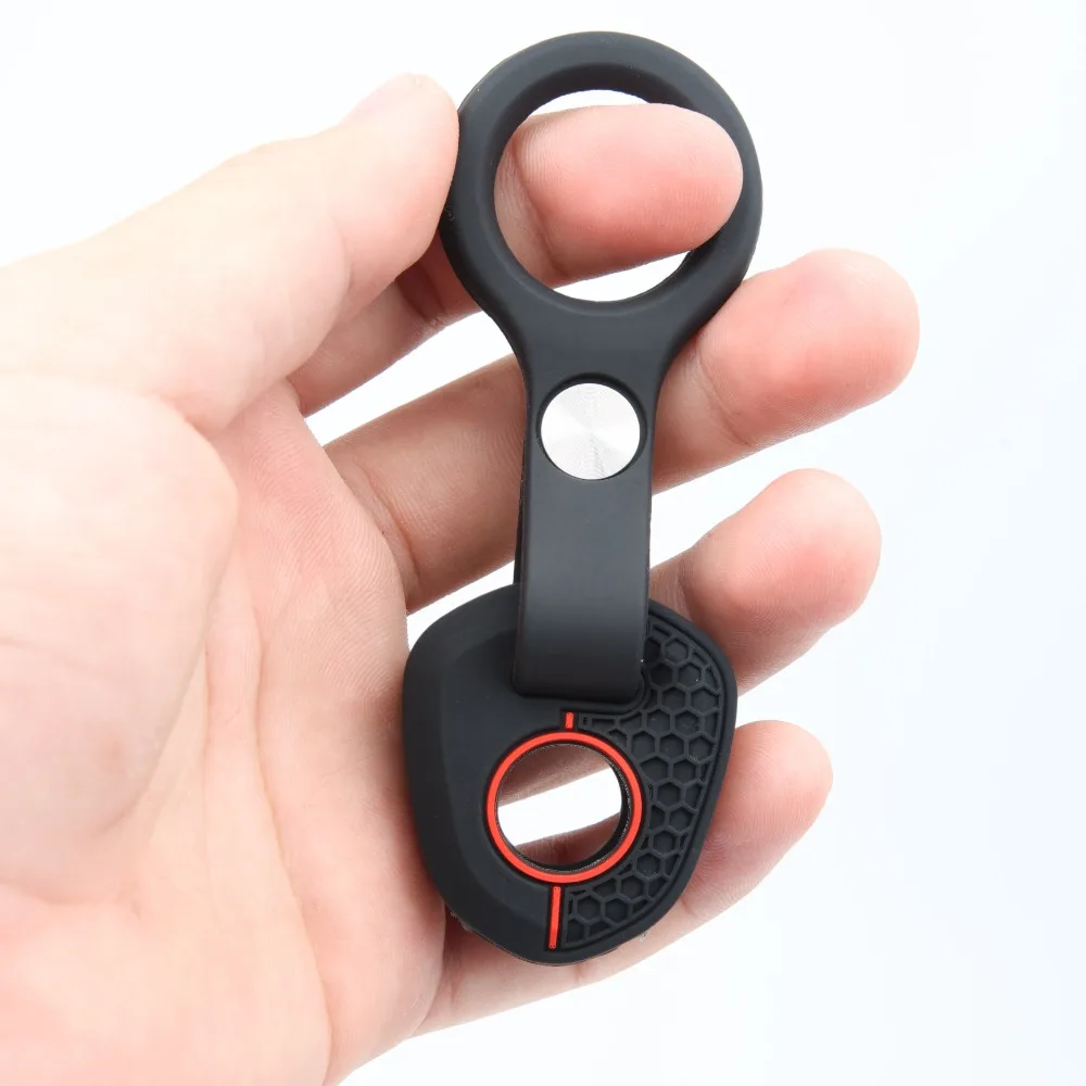 Silicone Remote Key Case For Honda Africa Twin CRF1100L CRF1000L XRV750 with finger holder Soft Touch Secure Grip