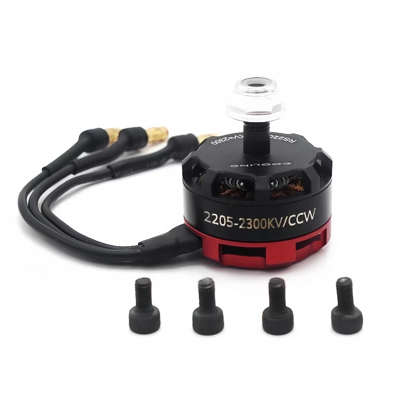 Bürstenloser Modellflugzeugmotor 2205KV2300 kleiner RS mit festem Flügel, vierachsige Kreuzungsmaschine, Mehrachsenmotor vorwärts und rückwärts