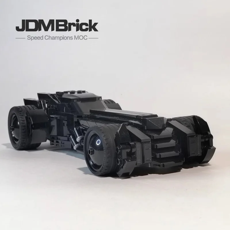 MOC-129276 Boy Assembly Unique Cool Black Super Running Car Building Block Model Toy Gift Hero Surrounding Car Set