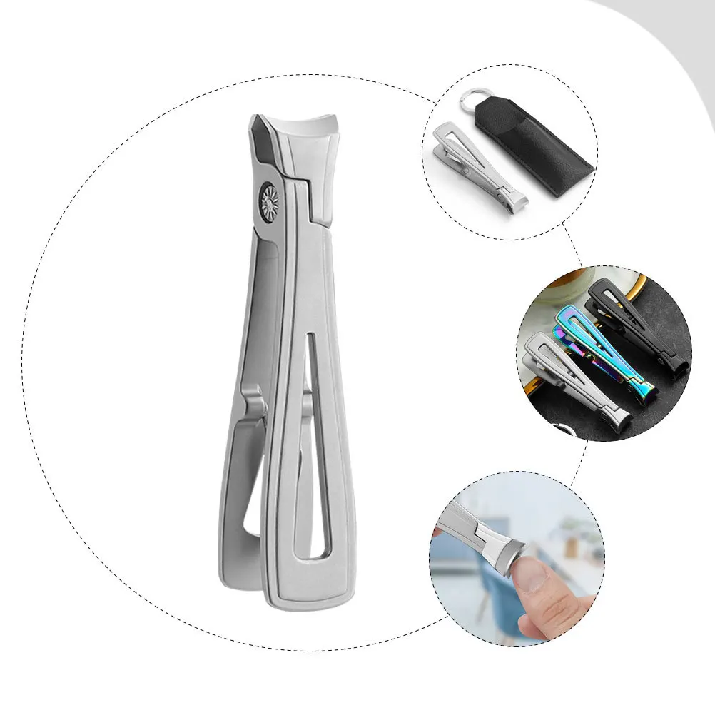 Cortauñas de acero inoxidable confiable, diseño eficiente y duradero para recortar uñas, herramienta de manicura y pedicura en casa