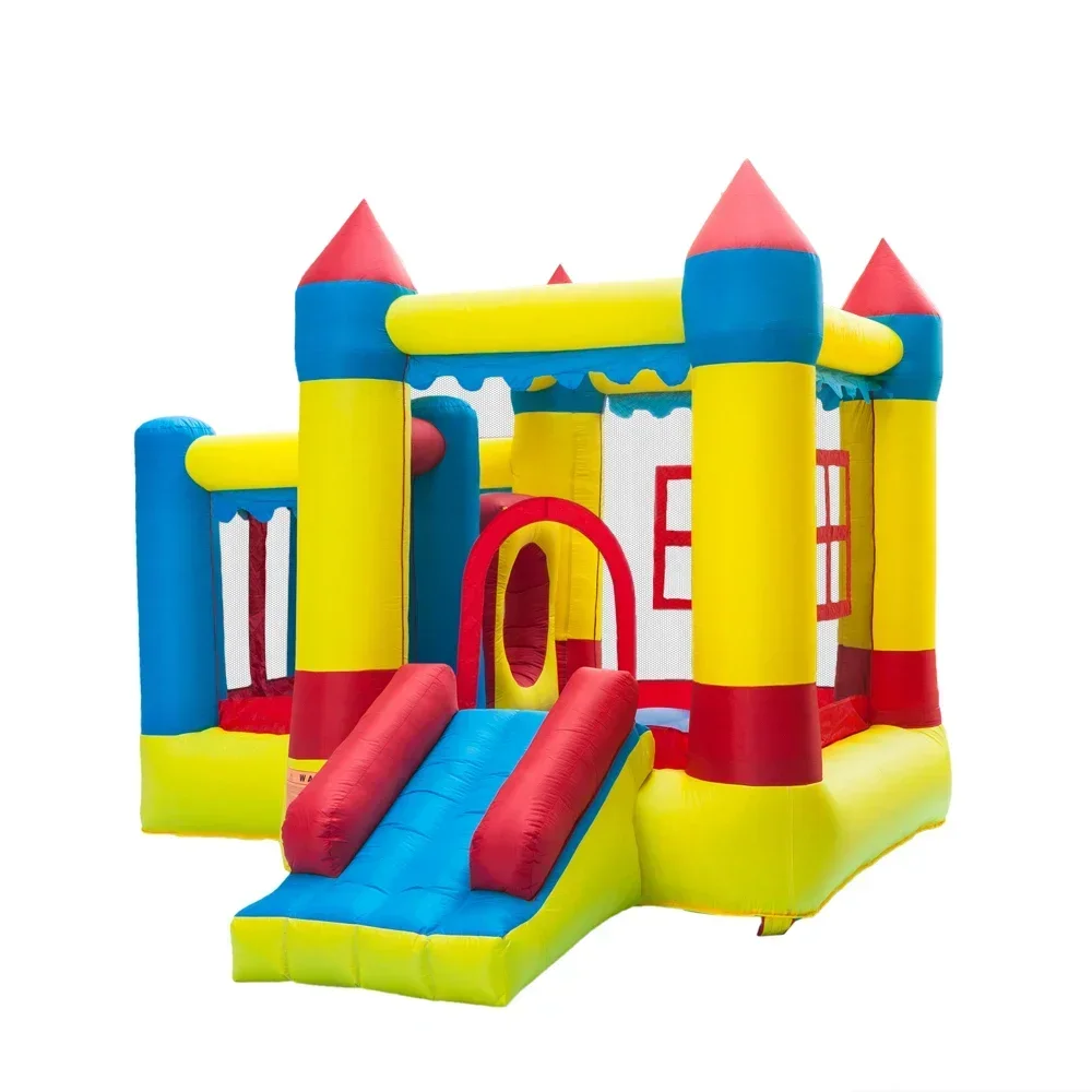 Inflatable Bounce House Castle, Ball Pit Jumping Castle, Family Backyard Play Castle