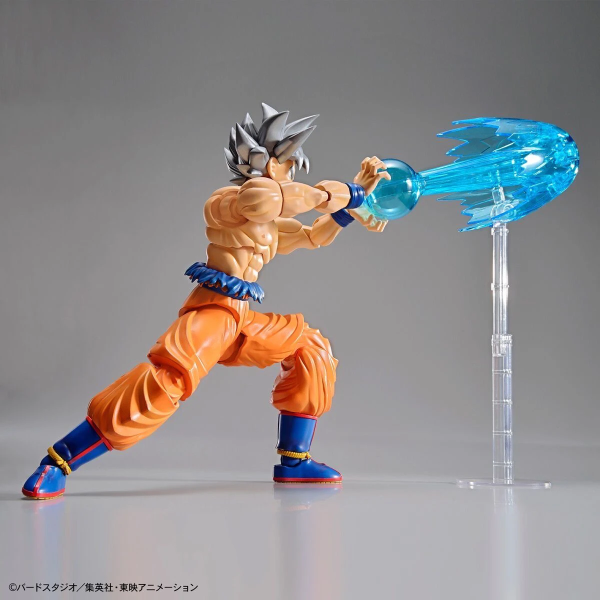 Bandai Original Dragon Ball Z Anime Figure-Rise Son Goku Ultra Instinct Silver Hair Anime Action Figure Collectib Toy Model Gift