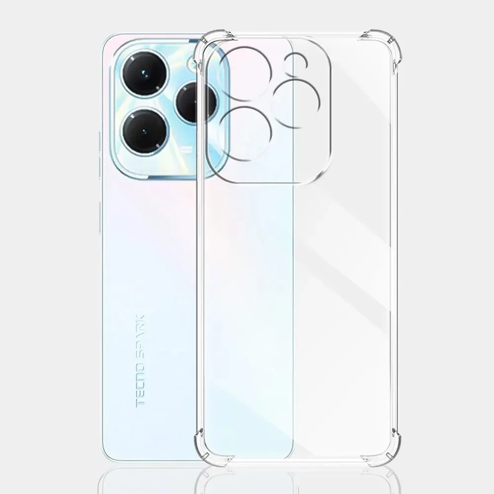 

Противоударная фотовспышка для Infinix Hot 40 Pro, силиконовая мягкая прозрачная фотовспышка для Infinix Hot 40i Hot 30i, фотовспышка Infinix Hot 30