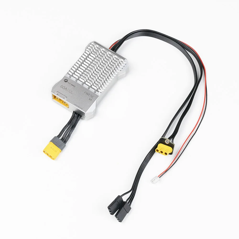 

Flying Wing 450 Helicopter 6S 60A ESC 2 in 1 V4 Supports Constant Speed Slow Start