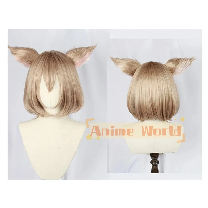 Felix Argyle Cosplay Wig Re:Zero Kara Hajimeru Isekai Seikatsu Felix Argyle Anime Synthetic Hair Cosplay Wigs +Ears +Cap+Track