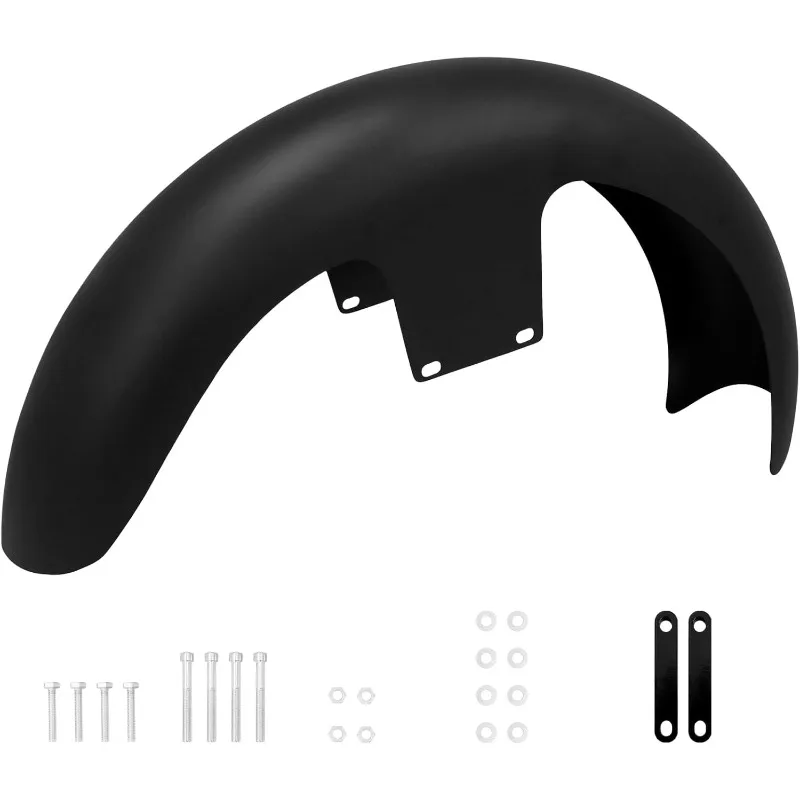 

21 inch Front Fender Matte Black Motorcycle Wrap Mudguard for Bagger Models