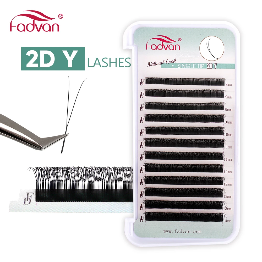 

FADVAN Y Shape Single Tip YY Lashes False Eyelashes Make Up Tools