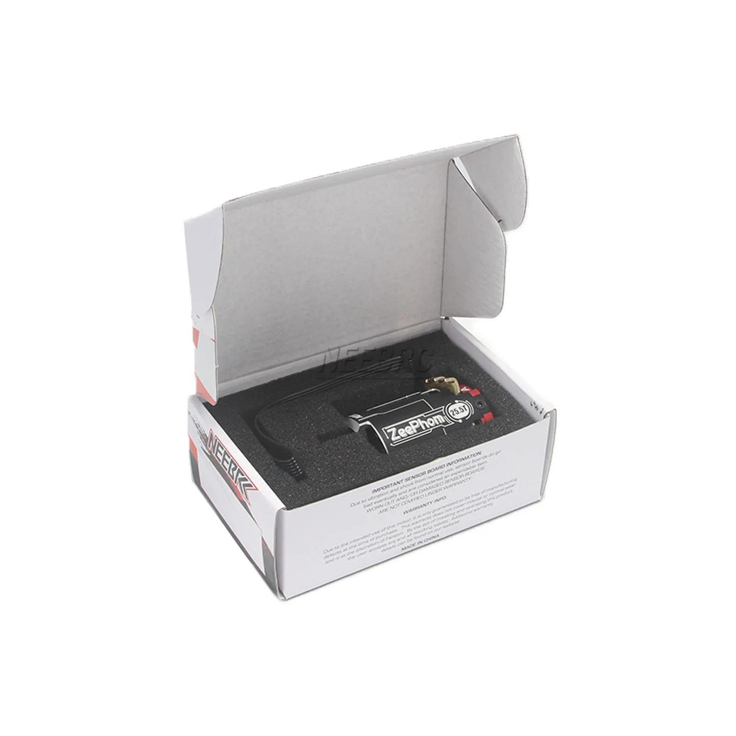 NEEBRC SPEC 540 ZeePhom Bezszczotkowy Silnik z Czujnikiem Wysoki Moment Obrotowy Wałek 3.175mm do Samochodów RC Drift Racing 1/10 1/12 Części Wyścigowe