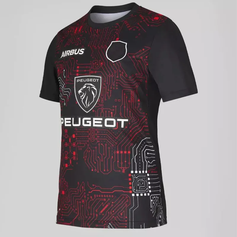 Top Men\'s Kid T-shirt Champions Cup Berserk France Rugby T-shirt De Manga Curta Para Homens Anime Adultos Jersey Top14 Falloud